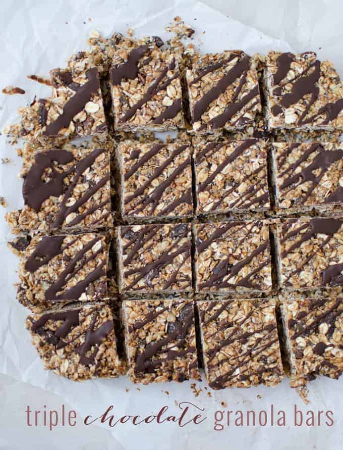 Works Like A Health Bar, Tastes Like A Candy Bar! Layers Of Oats, Nuts, Seeds And Chocolate! Topped With A Dairy-Free Magic-Shell Chocolate Topping. These Bars Are Both Gluten-Free And Vegan!