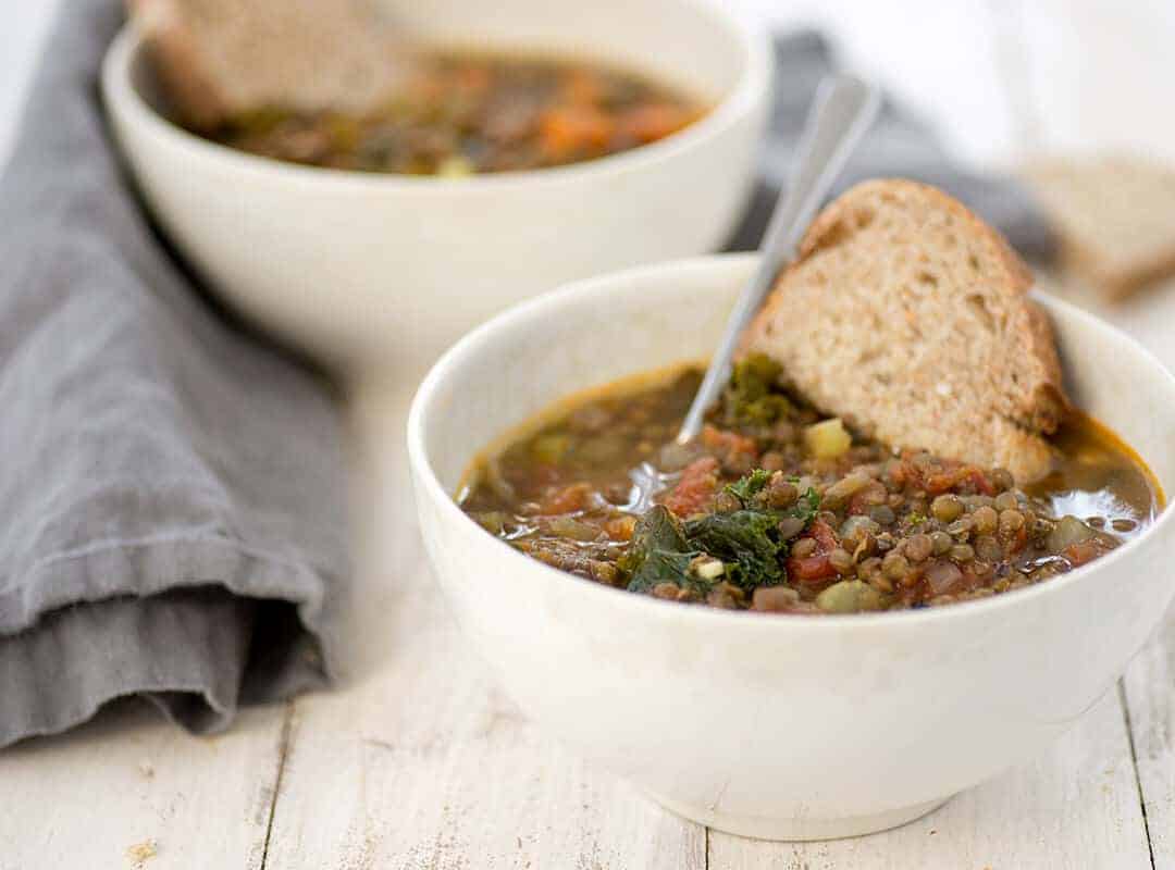 Vegan Tuscan Lentil Soup