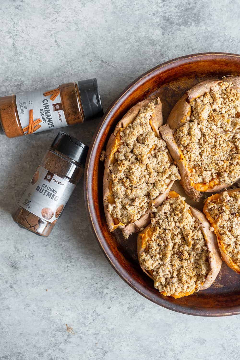 twice baked sweet potatoes
