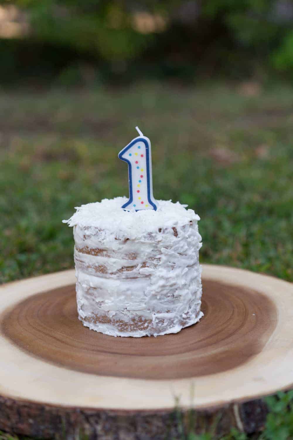 Vegan Healthy Smash Cake 2 Healthy Vegan Smash Cake