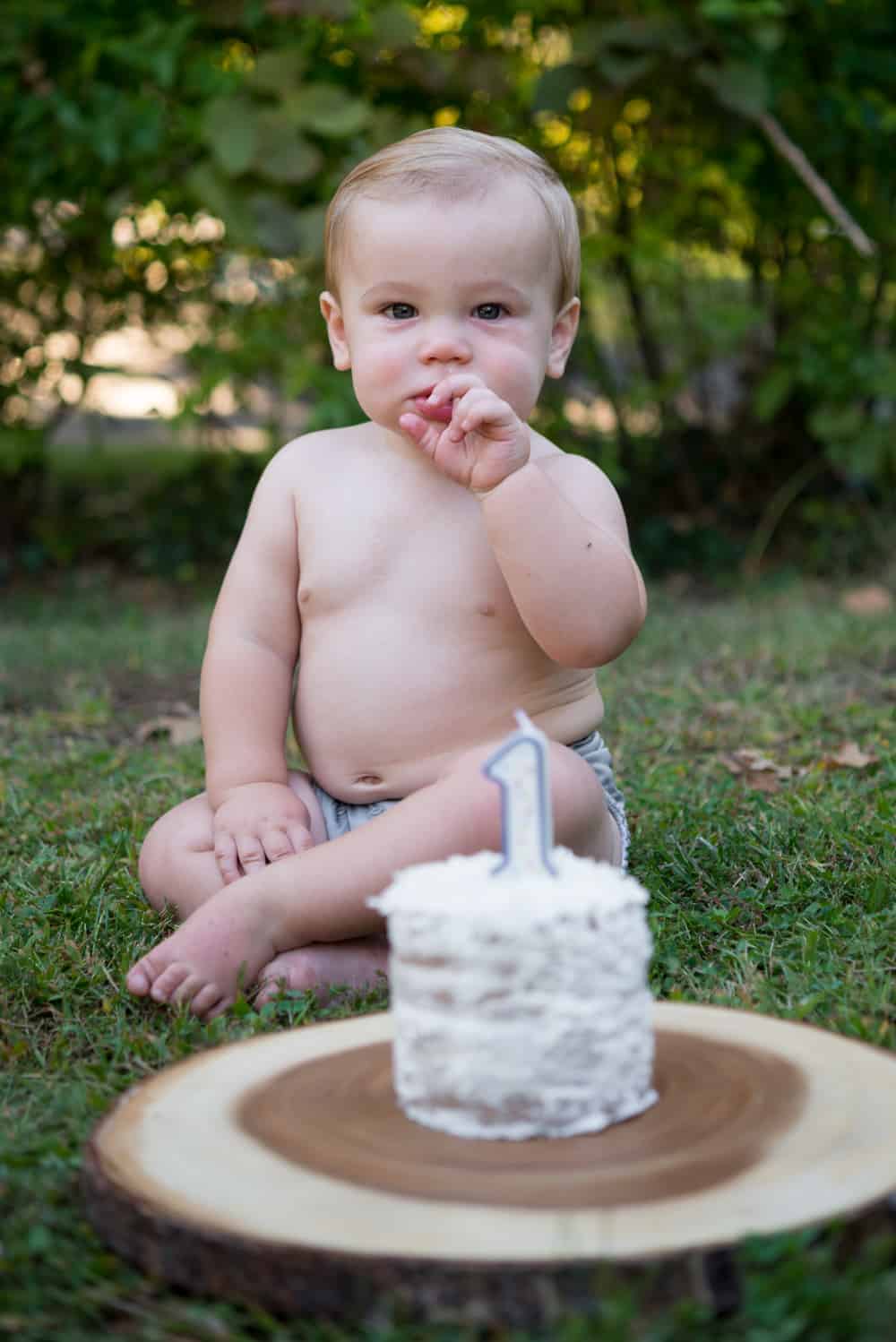 Healthy Smash Cake for Baby's 1st Birthday