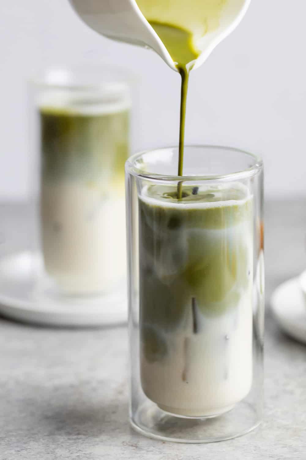 How To Make An Iced Vanilla Matcha Latte