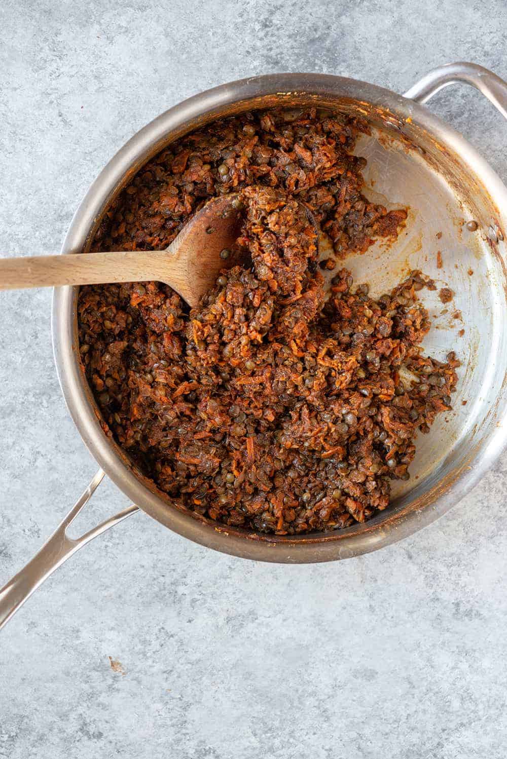 vegan bbq lentils