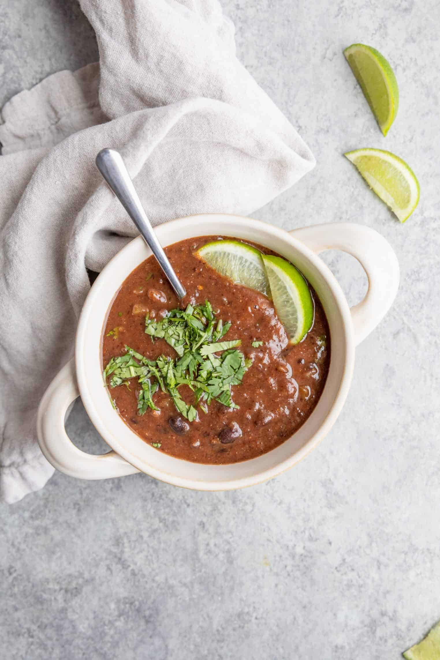 vegan black bean soup