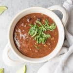 vegan black bean soup