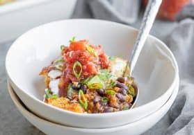Black Bean Tamale Pie