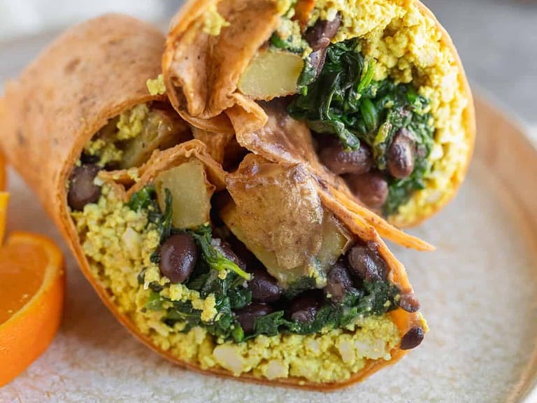 Breakfast Burritos Close Up Photo