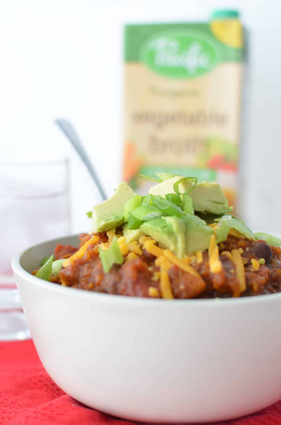 Slow Cooker Butternut Squash And Black Bean Chili! Vegan And Gluten-Free, Perfect For Cold Nights. Put It On In The Morning And Dinner Is Ready A Few Hours Later! | Www.delishknowledge.com