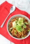 Slow Cooker Butternut Squash And Black Bean Chili!