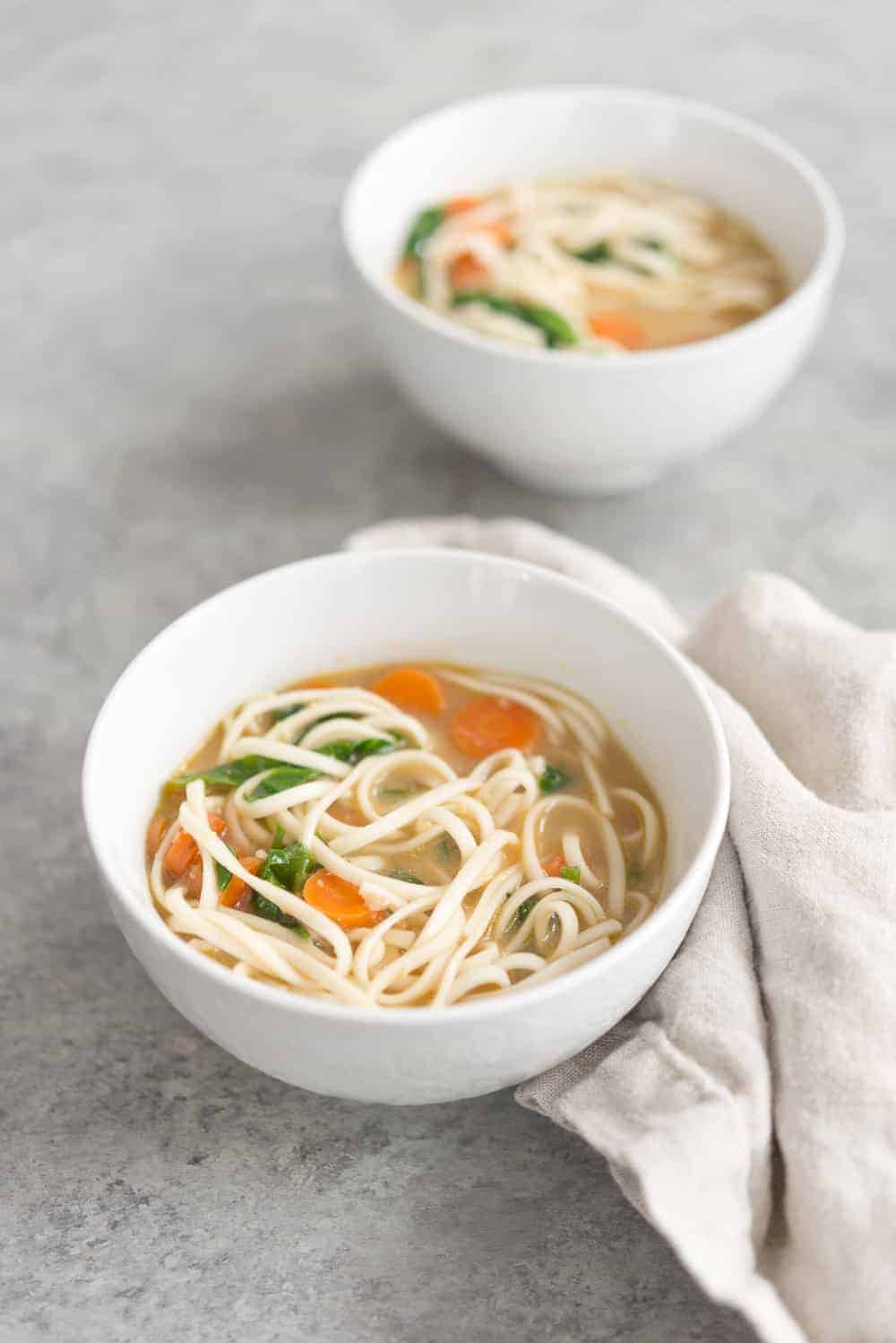 Vegan Chicken-Less Soup