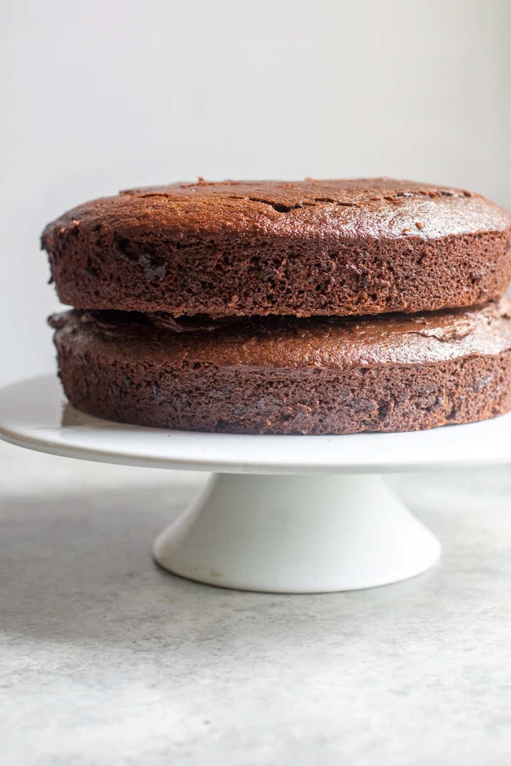 Layers Of Vegan Chocolate Cake