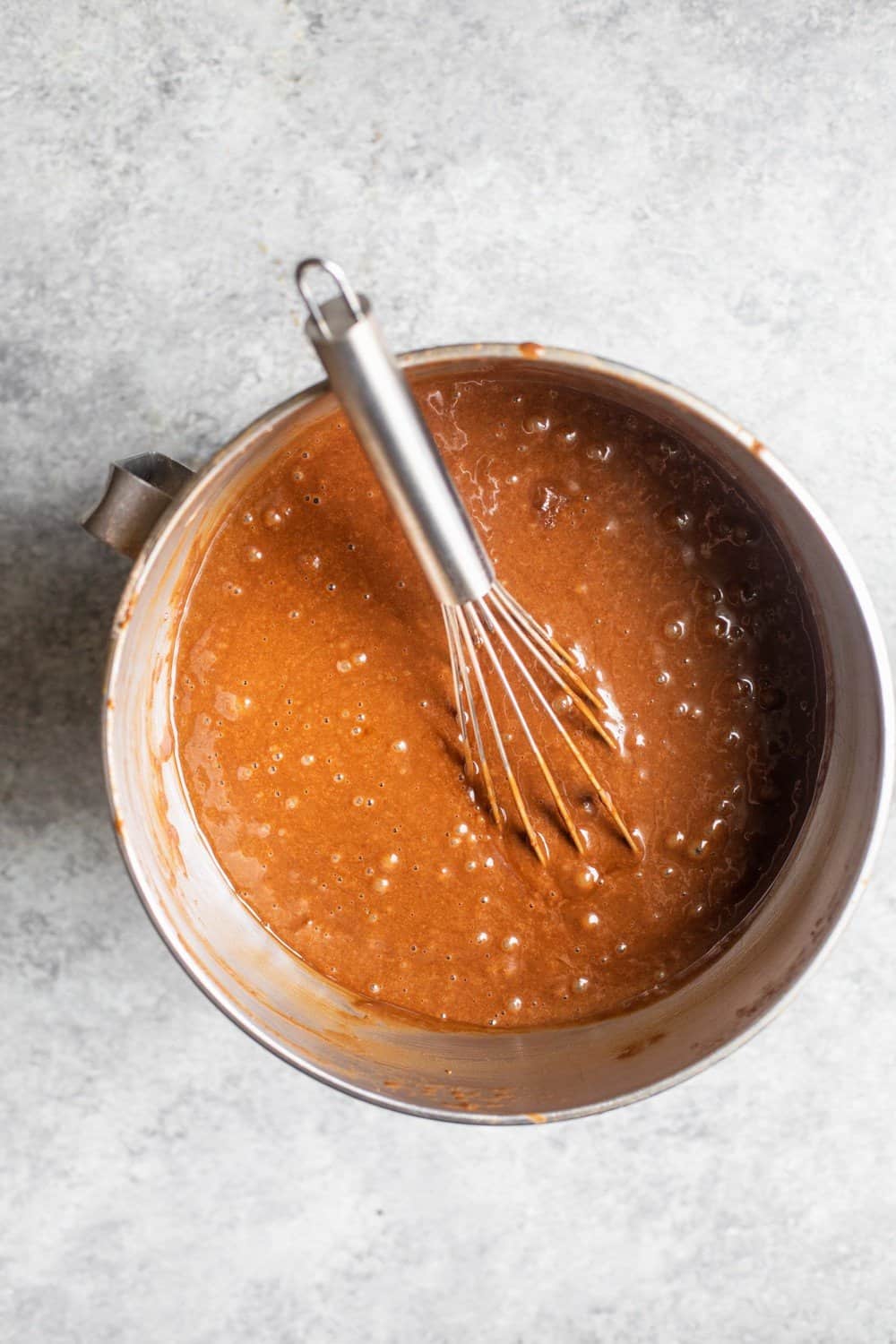 Wet Ingredients For A Vegan Chocolate Cake