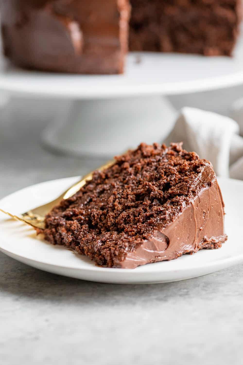 Vegan Chocolate Cake With Frosting