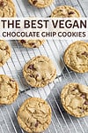 Vegan Cookies on a cookie rack