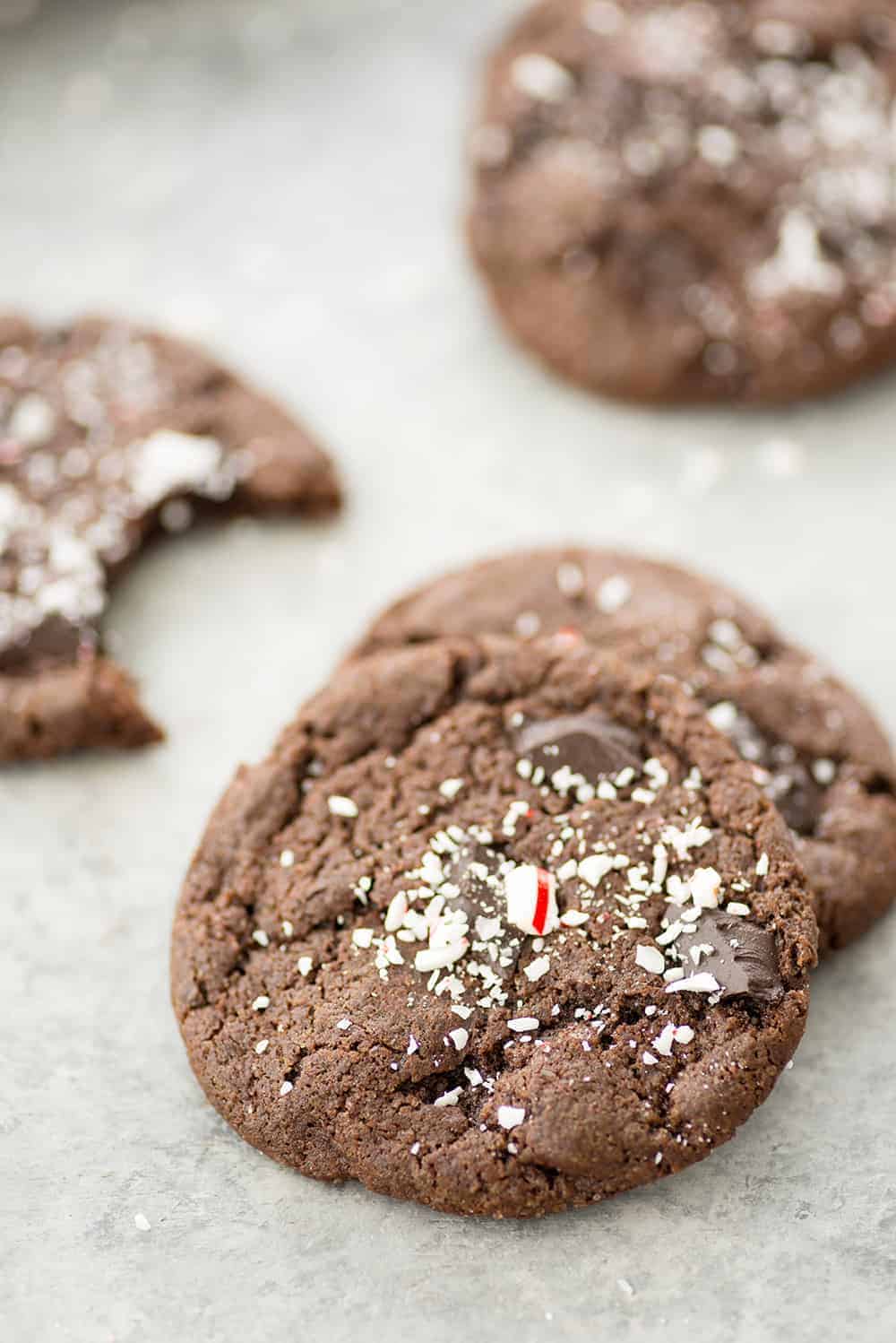 Vegan Chocolate Peppermint Cookies 4 Vegan Chocolate Cookies