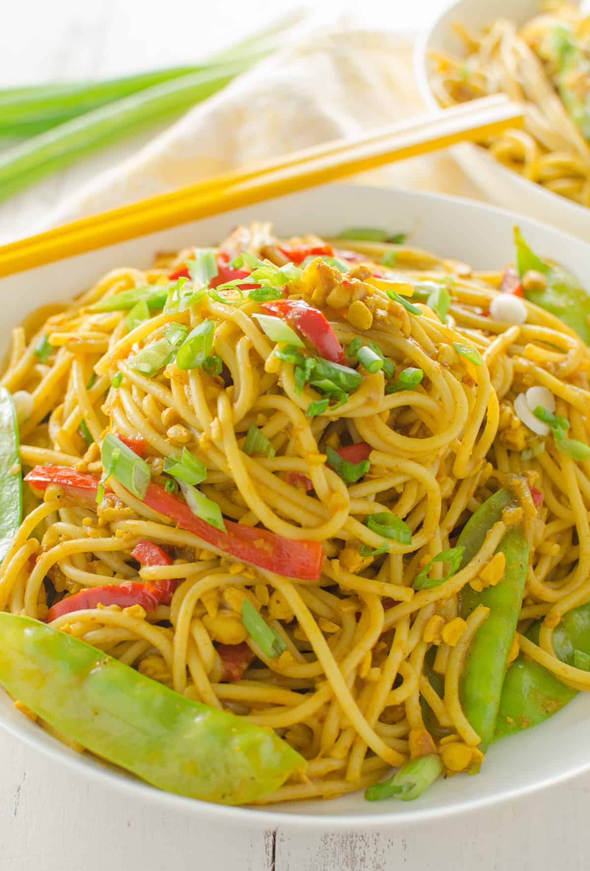 Vegan Curry Noodles1 Delish Knowledge