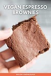 Vegan Espresso Brownies