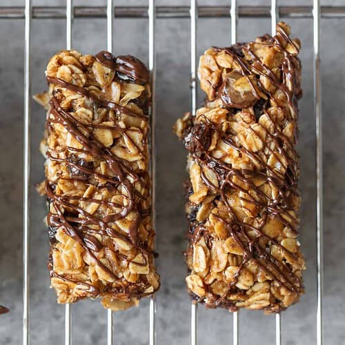 Two Granola Bars Side By Side