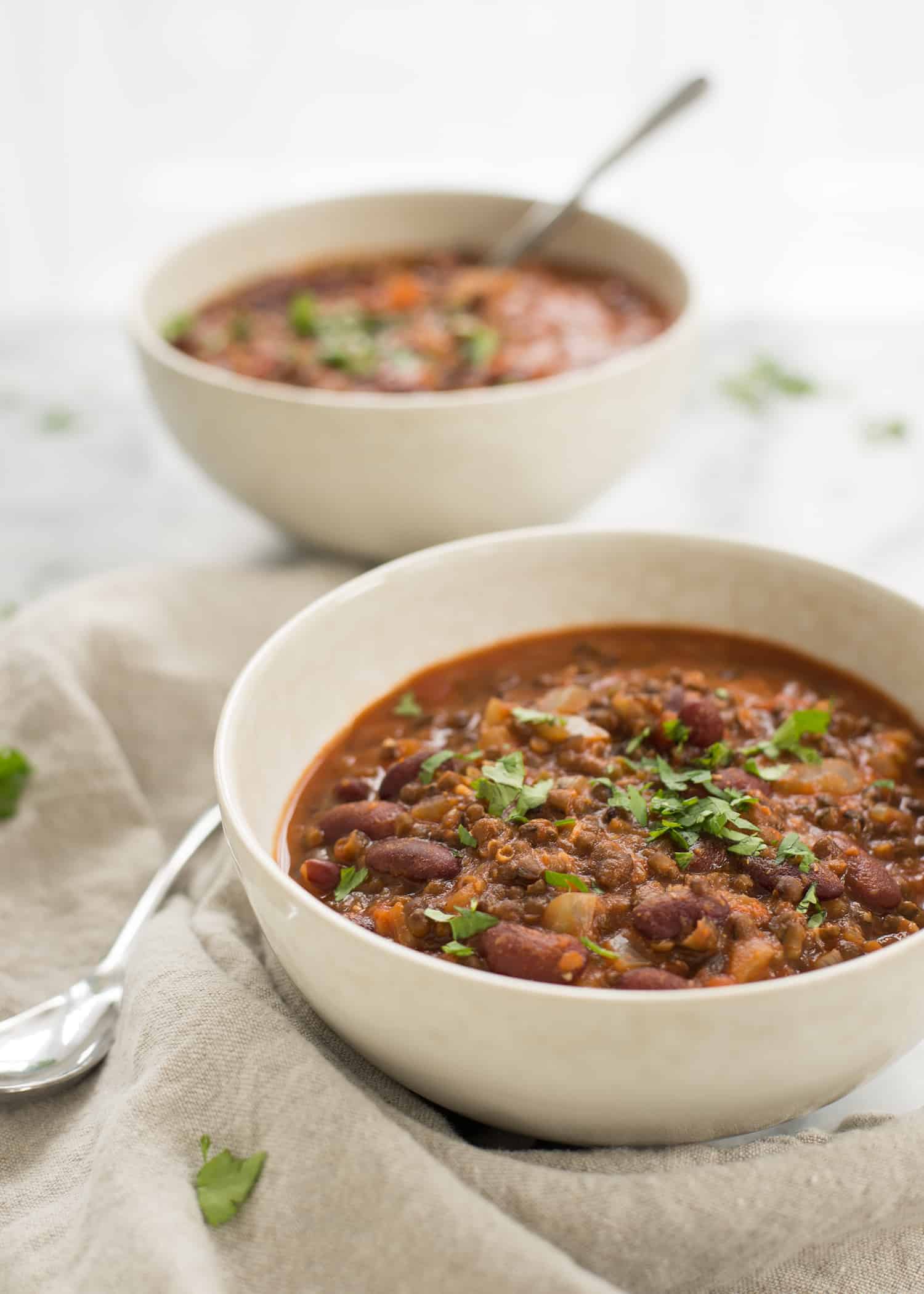 Vegan Indian Dal Chili! You Are Going To Love This Masala Spiced Chili. Vegan And Gluten-Free. | Www.delishknowledge.com