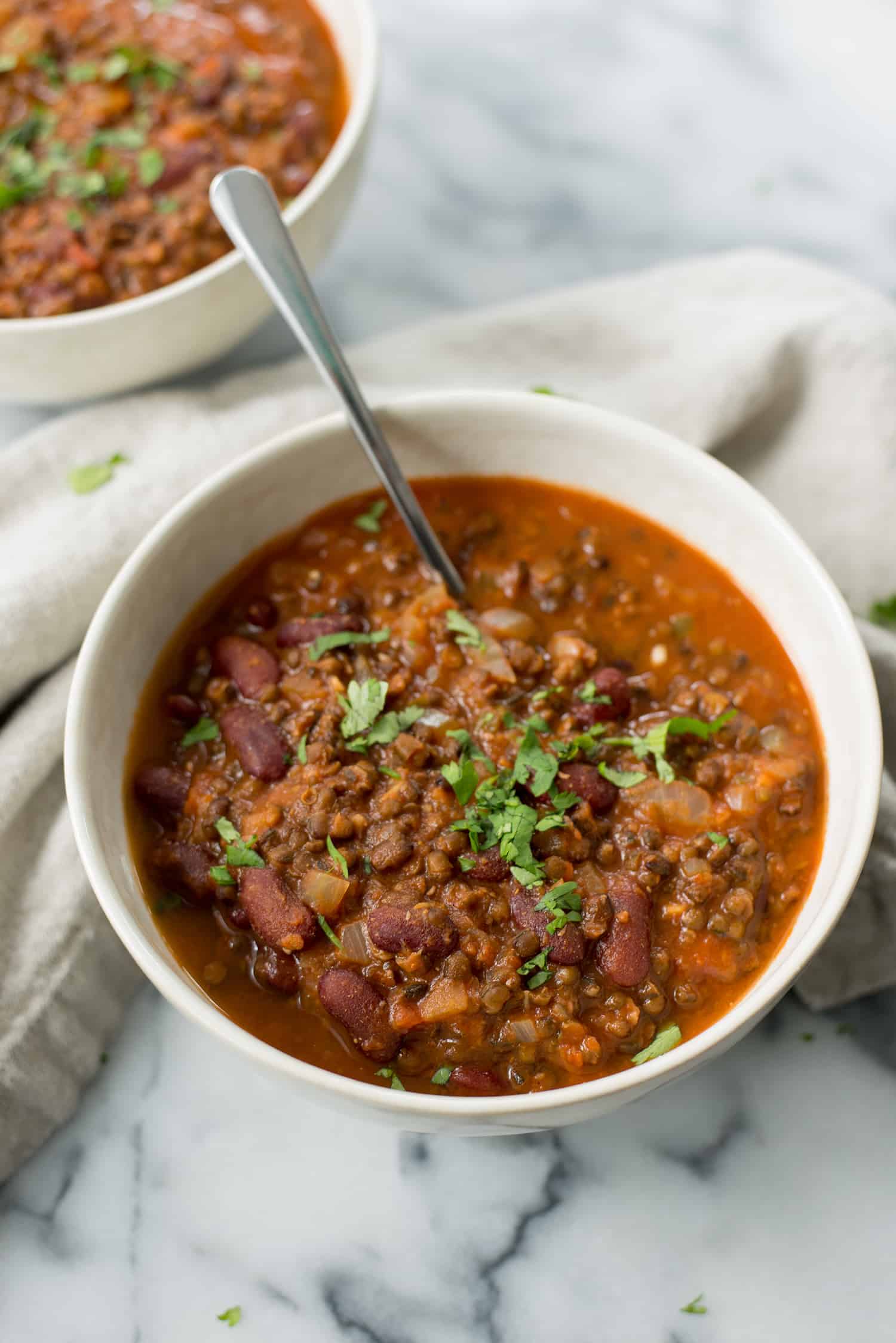 Vegan Indian Dal Chili! You Are Going To Love This Masala Spiced Chili. Vegan And Gluten-Free. | Www.delishknowledge.com