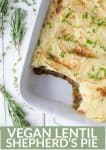 vegan shepherd's pie