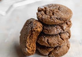 vegan molasses cookies