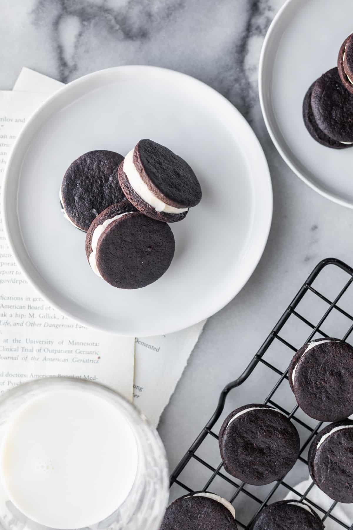 Peppermint Oreos