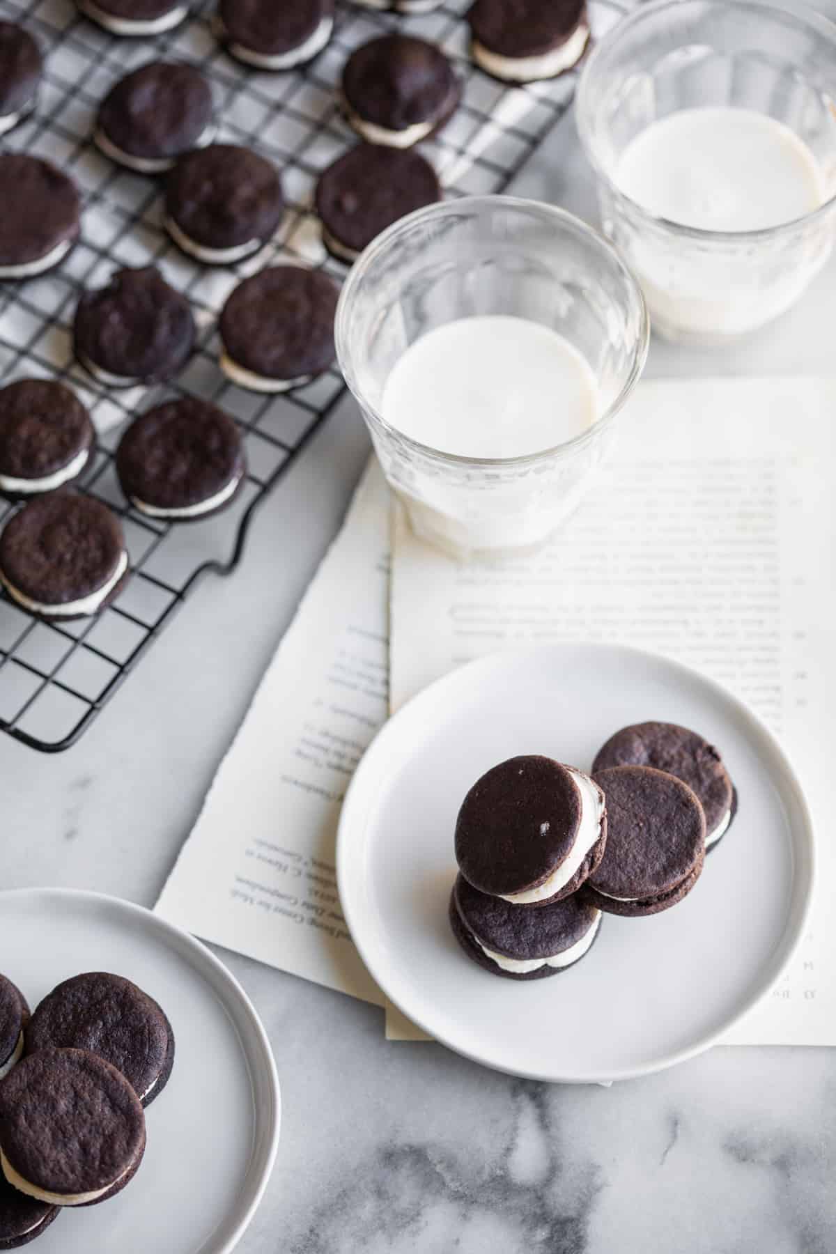 Peppermint Oreos