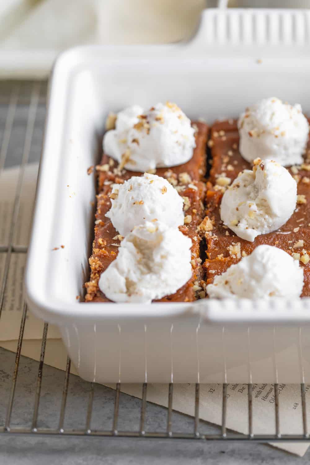 Vegan Pumpkin Pie Bars