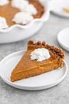 vegan pie made with pumpkin puree