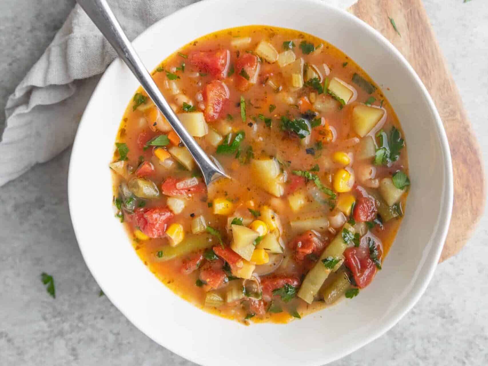 12 Recipes that Cost $10 or Less 3 Vegan Vegetable Soup
