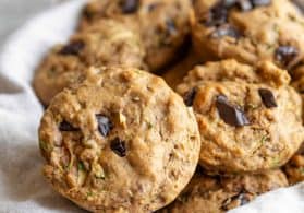 Healthy Vegan Zucchini Chocolate Muffins
