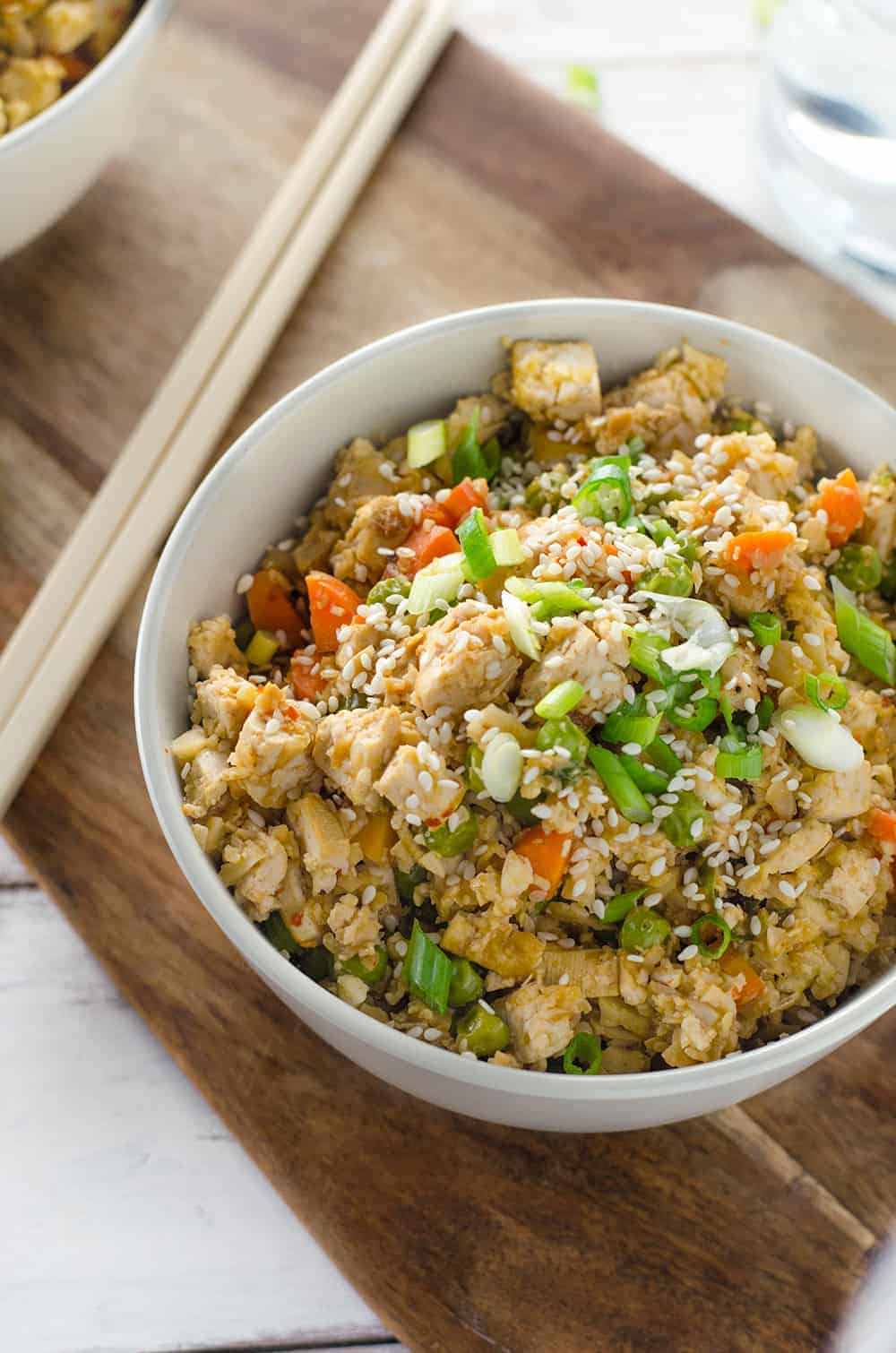 A Bowl Of Cauliflower Fried Rice 