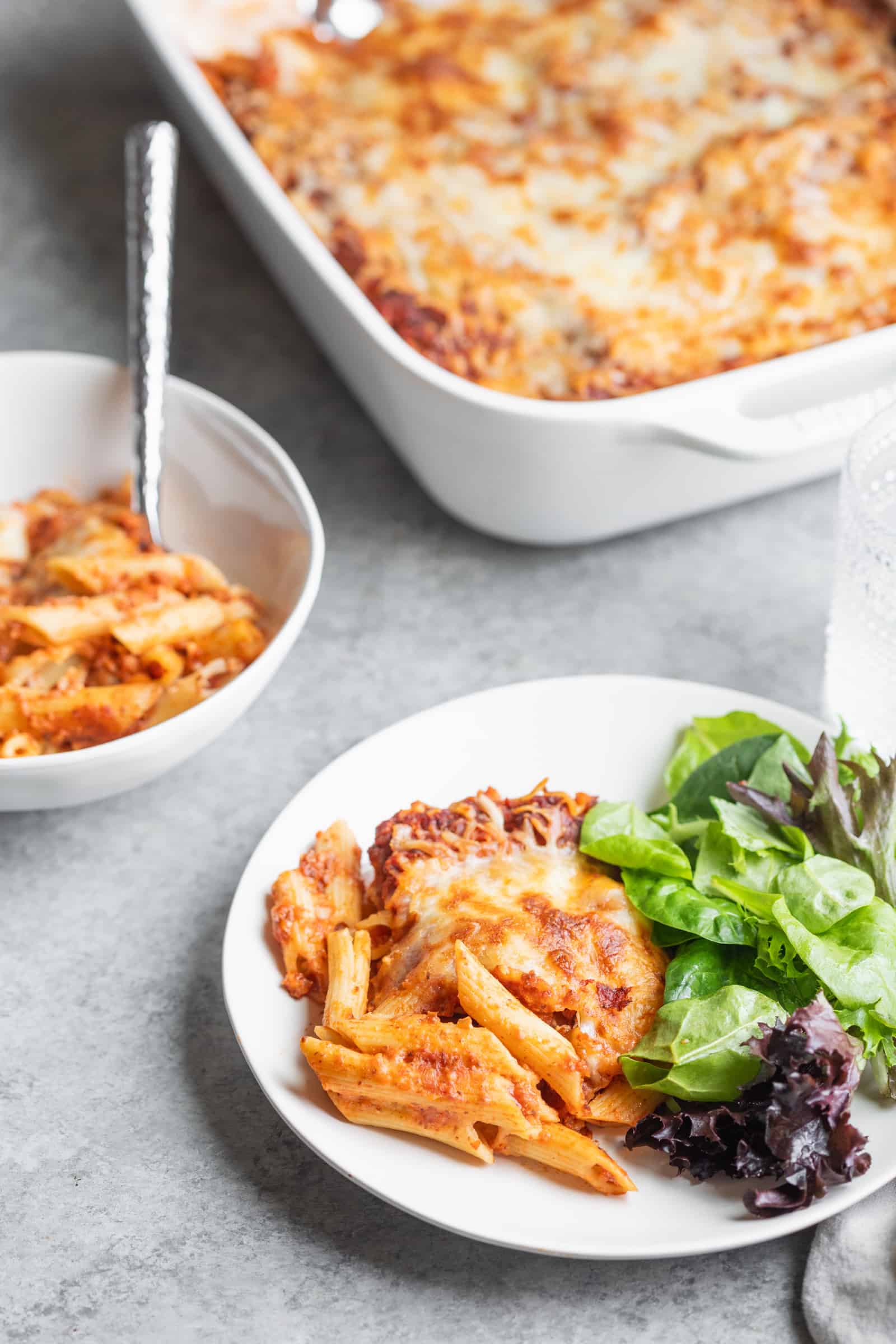 Baked Vegetarian Ziti - Delish Knowledge
