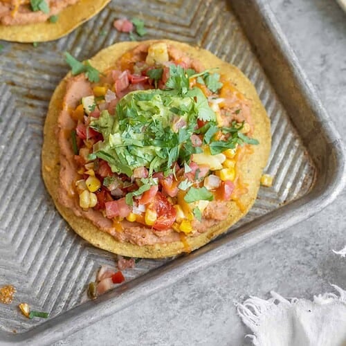 Roasted Vegetable Tostadas 14 Vegetable Tostadas