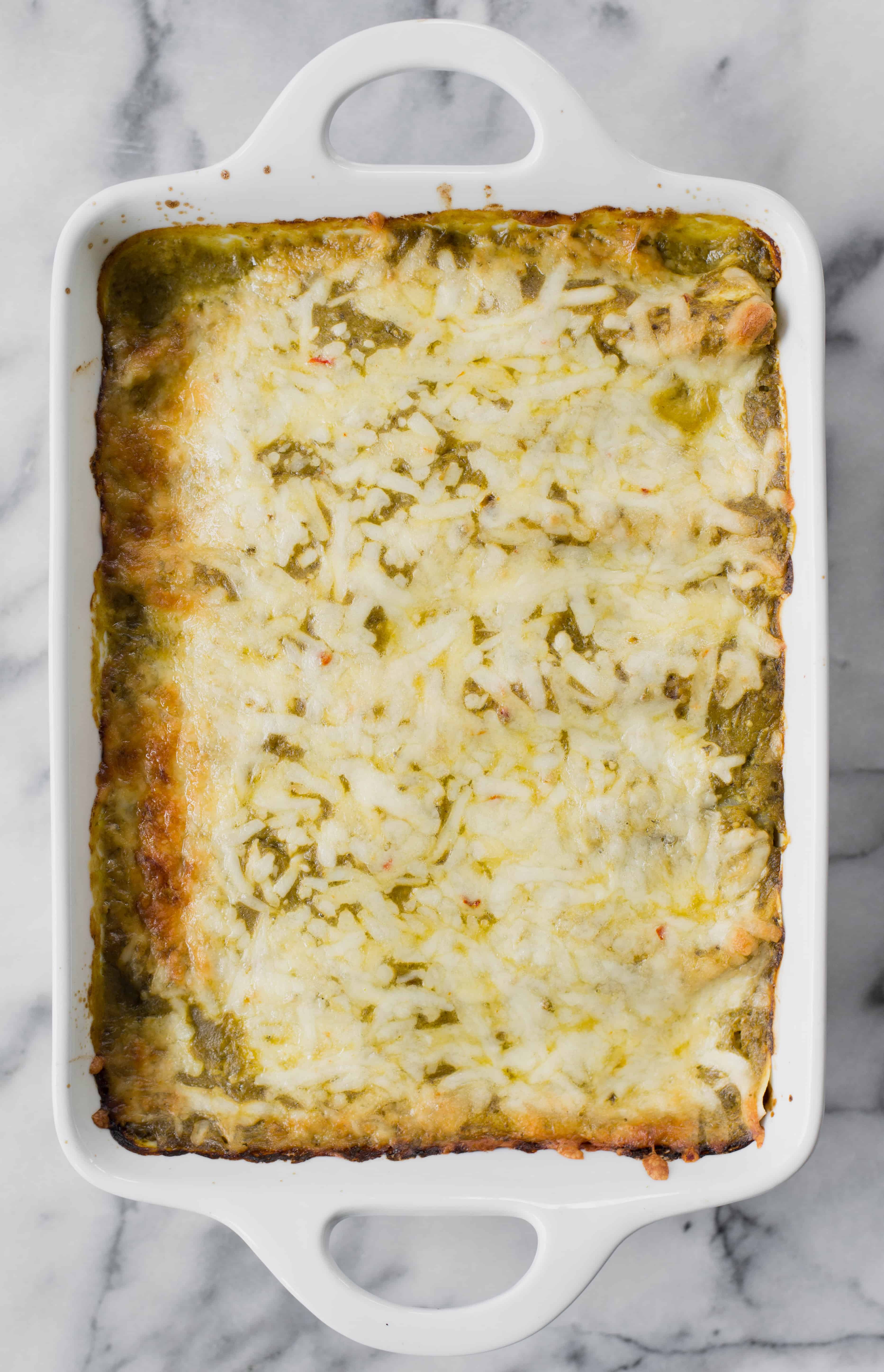 pan de enchiladas verdes