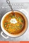 Vegetarian White Bean Chili