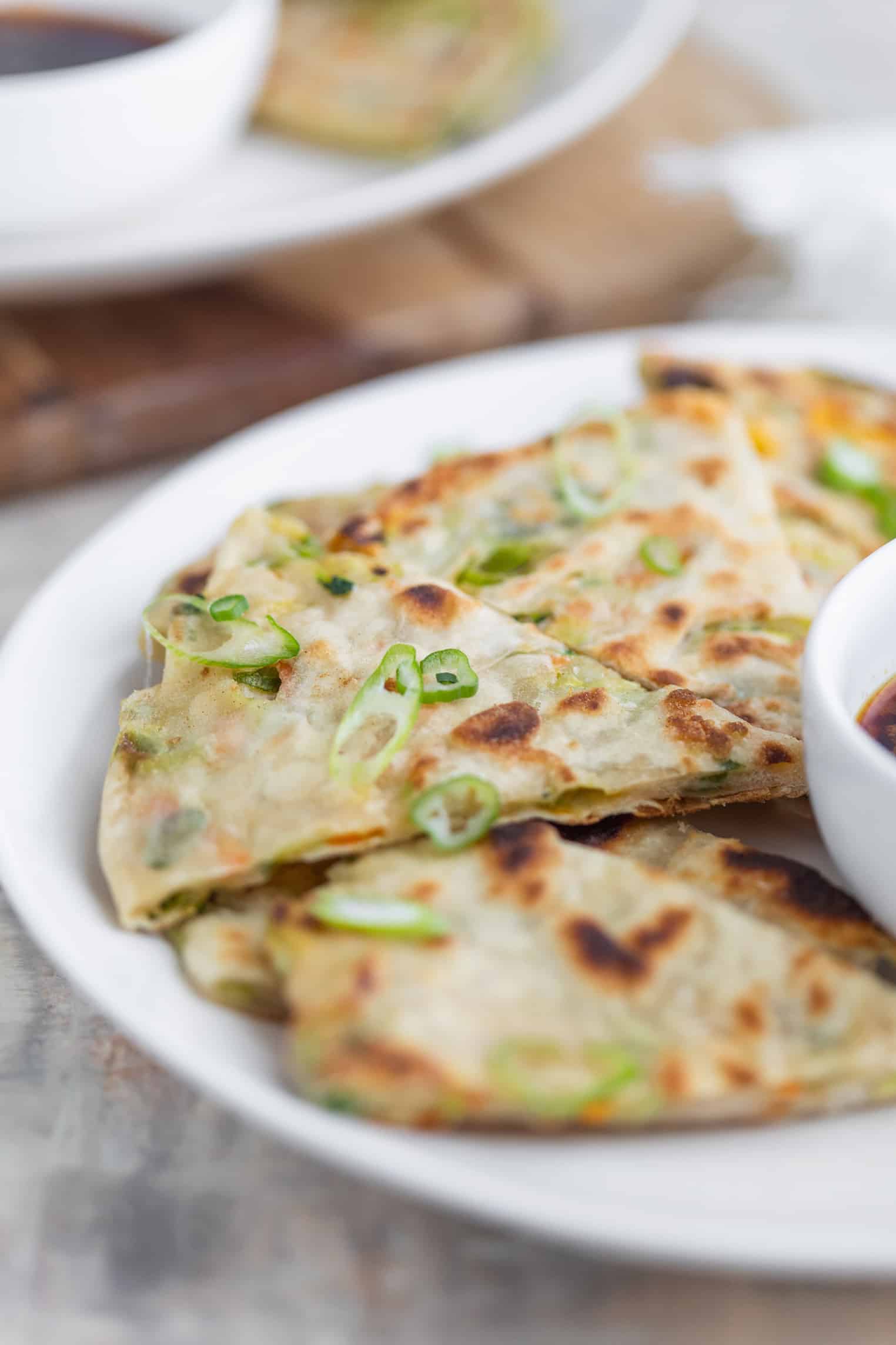 Veggie Scallion Pancakes