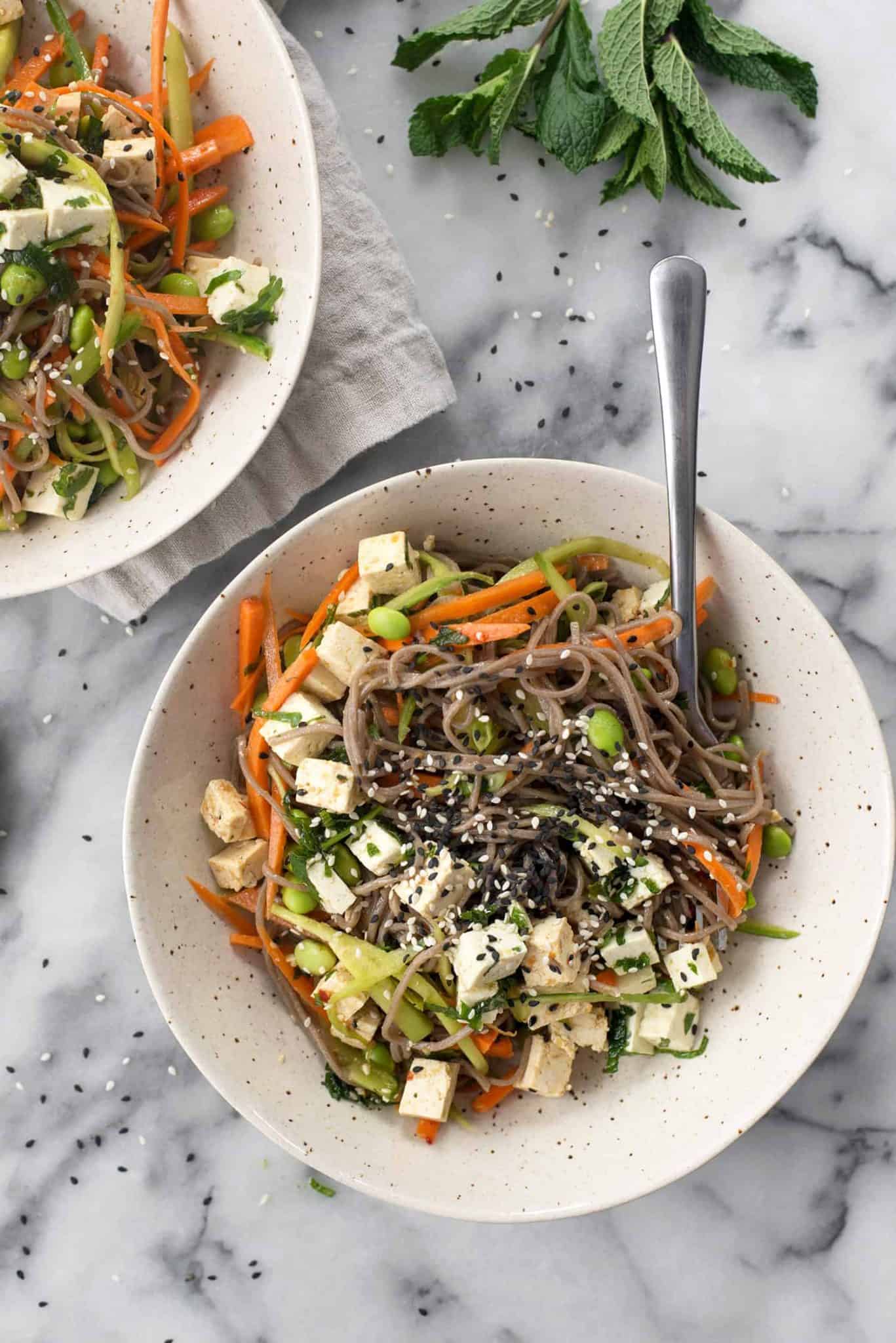 Veggie Soba Noodles with Marinated Tofu and Herbs3 (1 of 1) Delish