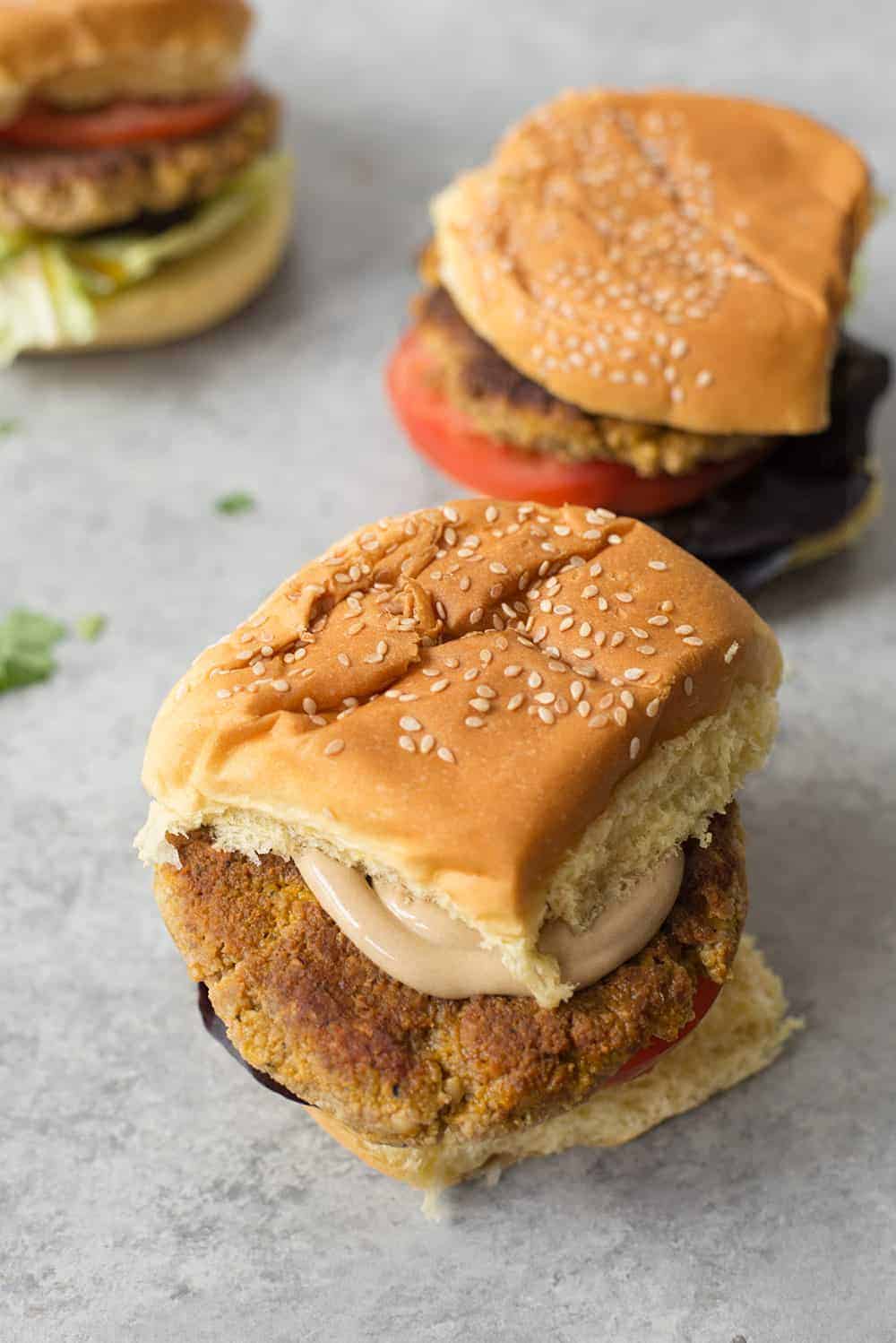 Vegetarian Walnut Burgers