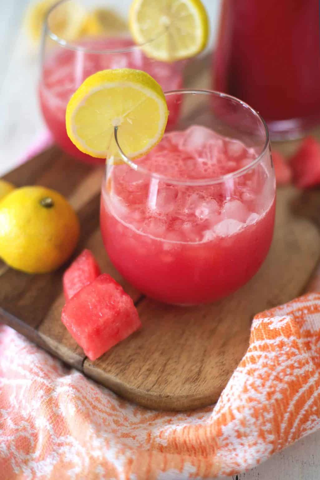 Watermelon Lemonade Recipe - Delish Knowledge