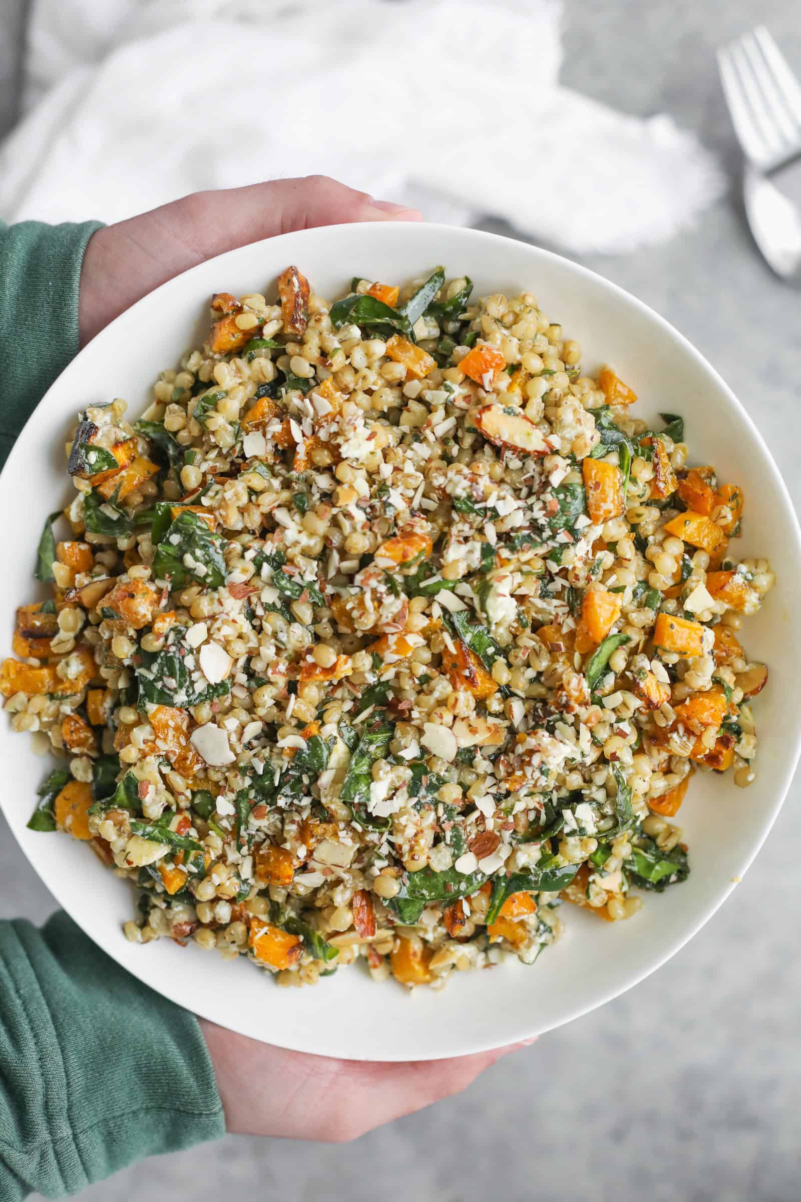 Winter Wheat Berry Salad with Butternut Squash-image