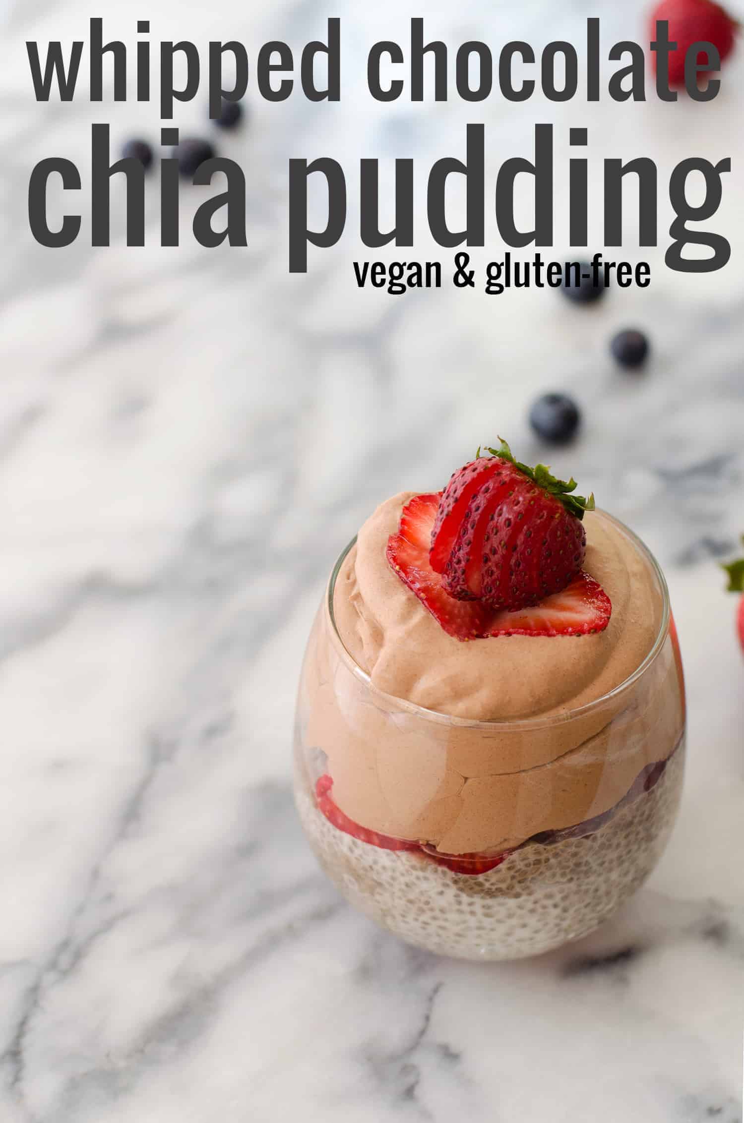 Whipped Chocolate Chia Pudding! Chocolate Hazelnut Chia pudding with Chocolate Whipped Coconut cream! Vegan & Glutenfree. | www.delishknowledge.com