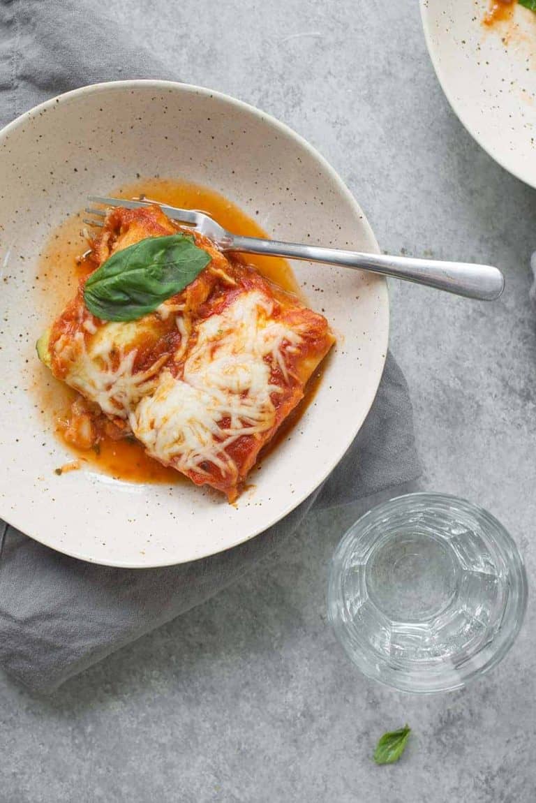 Zucchini Lasagna RollUps Delish Knowledge