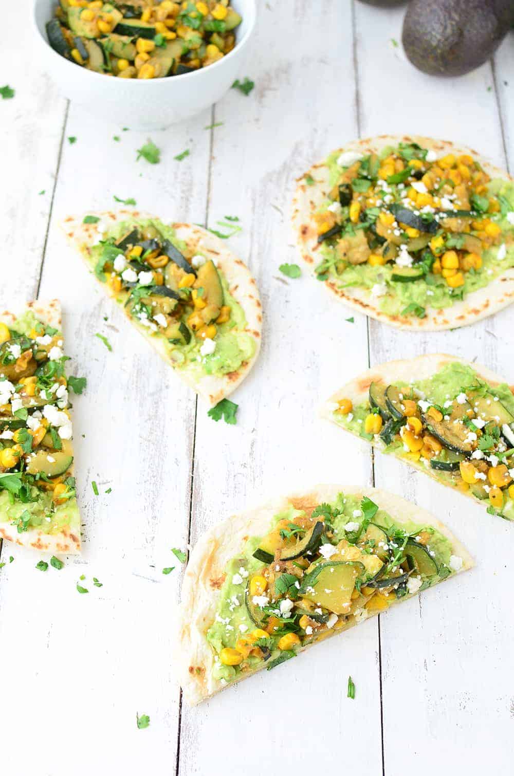 Zucchini And Corn Tacos! These Vegetarian Tacos Are So Healthy And Filling! You'Ve Gotta Try Them. Vegetarian Mexican Food That'S Ready In Less Than 30 Minutes! | Www.delishknowledge.com