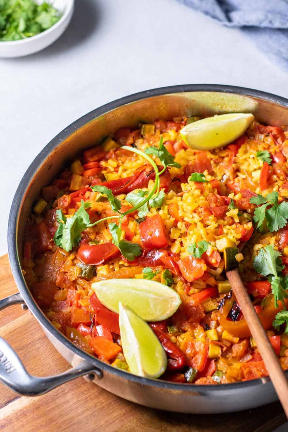 Vegan And Gluten-Free Paella