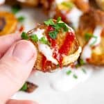 Air Fryer Potato Skin Nachos
