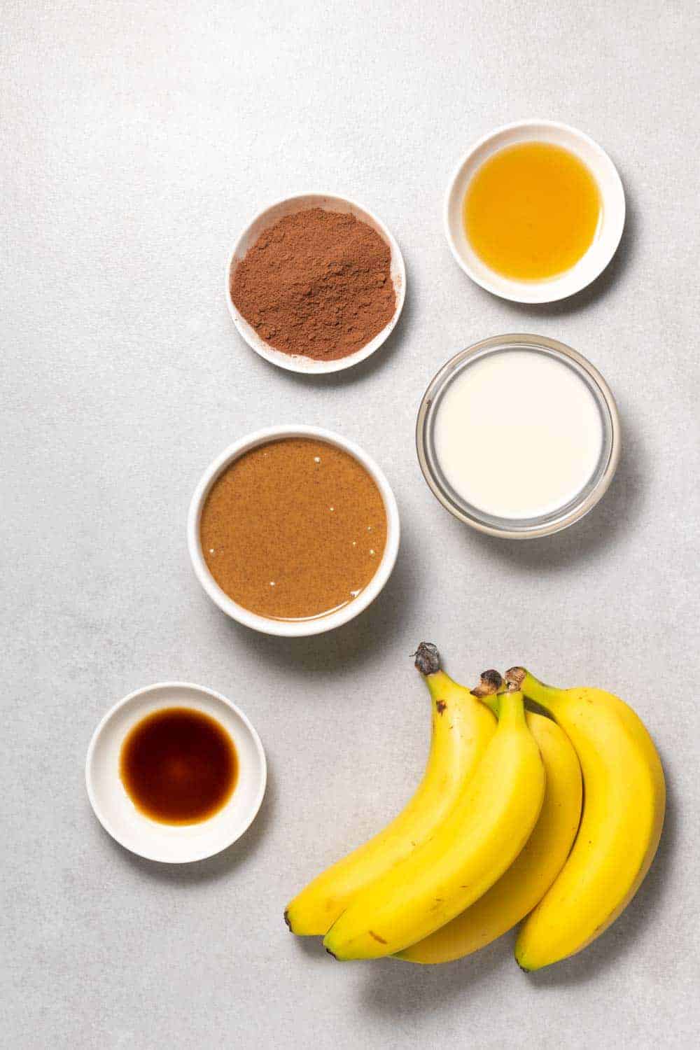 Raw Ingredients For The Banana Popsicles