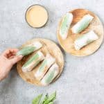 Featured image for the vegan summer rolls
