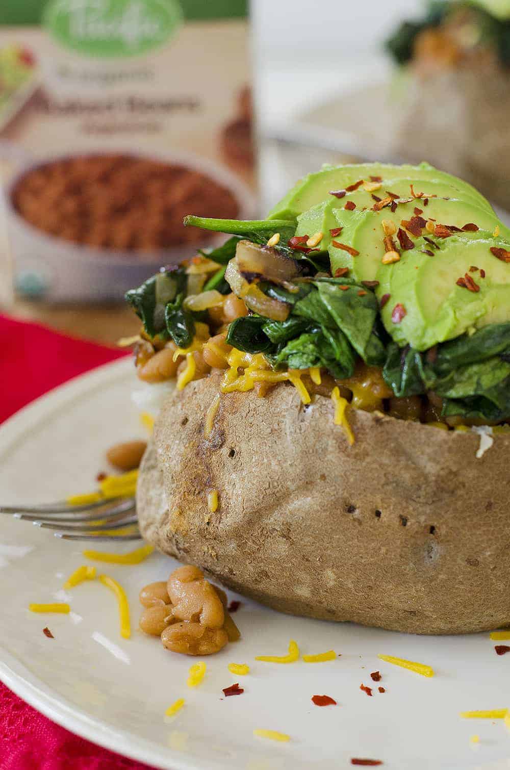 Bbq Stuffed Potatoes! These Easy Potatoes Are Packed With Protein And Fiber, So Filling, Perfect For A Simple Dinner! Vegetarian &Amp; Gluten-Free | Www.delishknowledge.com